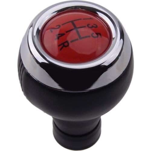 5 Speed Car Red Top Manual Gear Shift Knob Shifter Head Fit For Mini Cooper R55 R56 R57 R58 R59 R60 R61