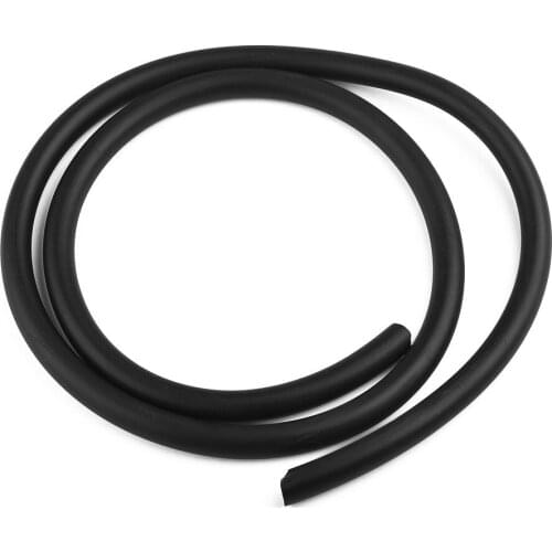 6mm 1/4" ID Car Full Silicone Fuel/Air Vacuum Fuel Hose/Line/Pipe/Tube 1 Meter Black 6mm Inner/10mm Outer Diameter Anti-aging