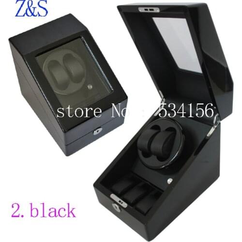 Free shipping 2014 new luxury rotary automatic rotating wooden watch winder display box high gloss piano paint watch winder