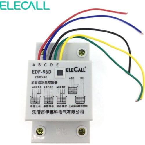 Free Shipping ! NEW 220V 5A 550W float switch type Auto water Electronic water level controller EDF96D