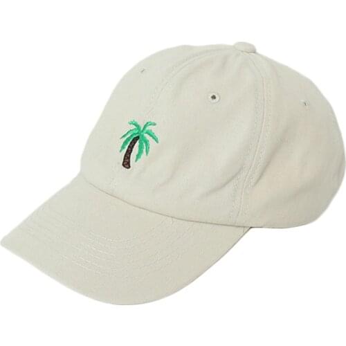 Casual Unisex Palm Tree Dad Hat Spring And Summer Adjustable Cotton Coconut Tree Baseball Cap Hip Hop Hats Outdoor Caps TG0041