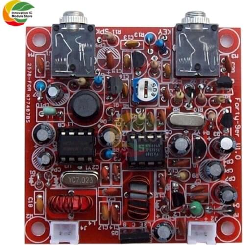 3W Forty-9er Radio Transceiver Diy Kit Diy Parts For QRP Ham CW Receiver Telegraph Shortwave Radio 7.023MHz Parts Transmitter