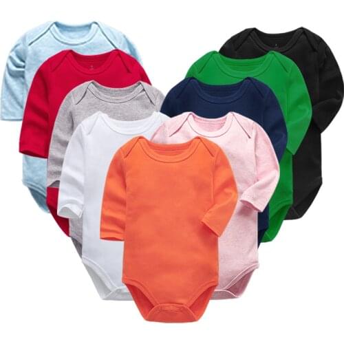 Newborn Bodysuit Baby Clothes Cotton Body Baby Long Sleeve Underwear Infant Boys Girls Clothing Babys Sets