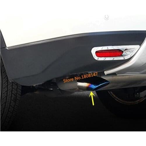 For Nissan X-trail xtrail T32/Rogue 2014 2015 2016 car muffler end tail pipe dedicate stainless steel exhaust tip outlet 1pcs