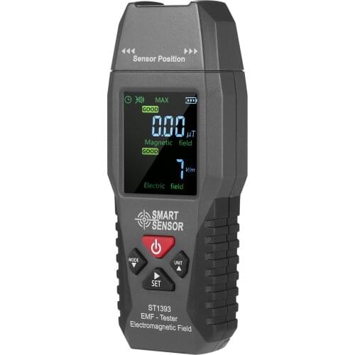 ST1393 EMF Meter Electromagnetic Field EMF Detector Handheld Mini Digital LCD Electromagnetic Field Radiation Tester