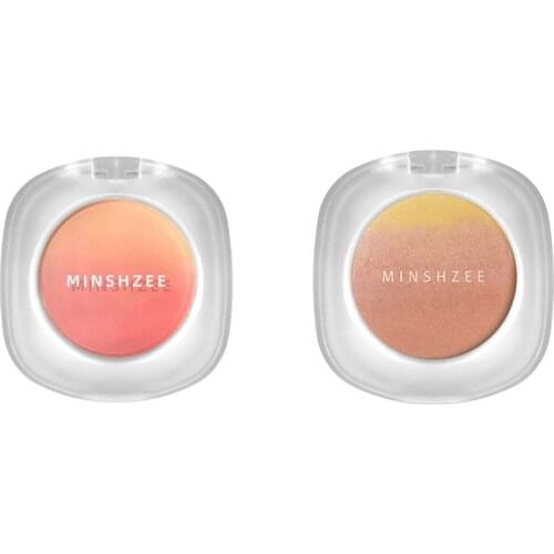 MINSHZEE Face Mineral Pigment Blusher Blush Powder Brozer Cosmestics Professional Palette Blush Contour Shadow