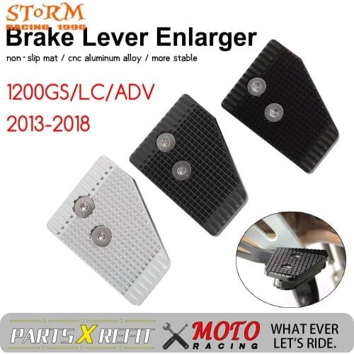 CNC Motorcycle For BMW R1200GS Rear Foot Brake Lever Pedal Enlarger Extension Rear Brake Peg R 1200GS LC ADV 2013-2017 2018