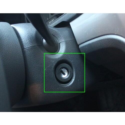 Ignition Switch Cover Sticker For V/W L/avida p/olo b/ora G/OLF6CC t/ouareg S/agitar Car Styling Luminous Key Ring