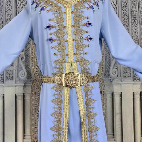 NEOVISSON Morac Crystal Metal Belt For Women Caftan Gold Silver Color Adjustable Length Wedding Jewelry Waist Chains Wholesale