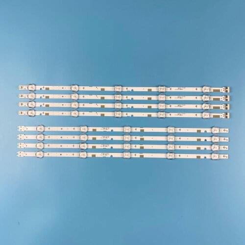 New 8pcs LED backlight strip for Samsung UN49j5200AG UN49J5290AG E306084 49 FHD-R-180319-JEDI FHD-L-180319 BN96-46573A 46572A
