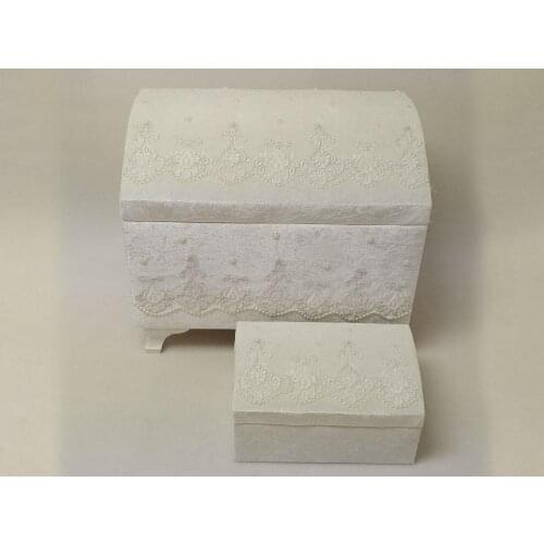 Flat Convex 2'li Dower chest Cream