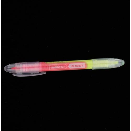 Double Head Marker Pen, Glitter Marker Pen Fluorescent Outline Pens for Gift Card Writing, Drawing, DIY Art Crafts