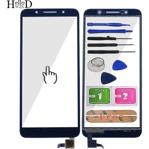 Mobile Touch Screen For Alcatel 1C 5009 5009D OT5009 Touch Screen Digitizer Panel Front Glass Lens Sensor Tools 3M Glue Wipes