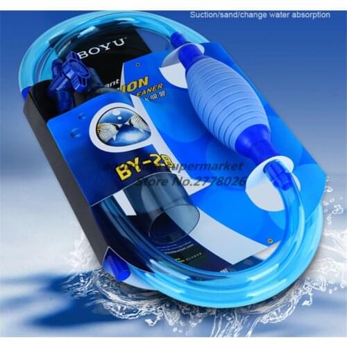 Siphon Gravel Manual Cleaner Pump for Aquarium Fish Tank Cleaning Washing Sand Changing Water