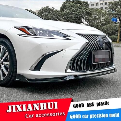 For Lexus ES260 Body kit spoiler 2018-2019 For ES300 ES200 sc ABS Rear lip rear spoiler front Bumper Diffuser Bumpers Protector