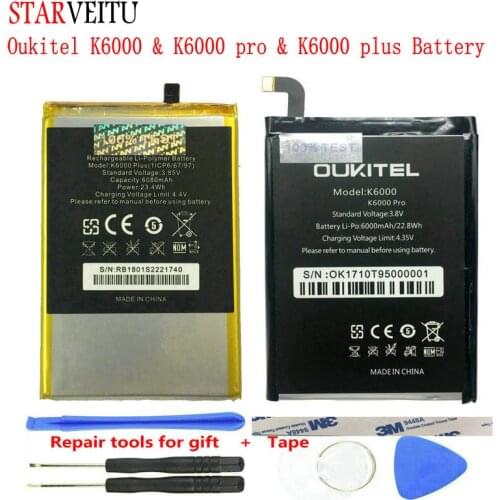 Аккумуляторы для телефонов Oukitel K6000 Pro STARVEITU China At AliExpress