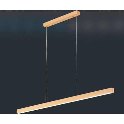 LED Wood Pendant Light Lighting for Home Decoration Office Kitchen Study Hanging Light Indoor Living Room Bedroom Light Fixtures