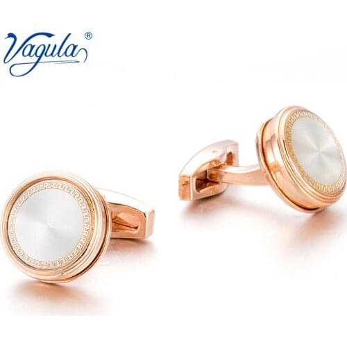 VAGULA Men Jewelry Cufflinks Luxury gift Party Wedding Suit Shirt Gemelos Button AAA Quality Cuff links 51915