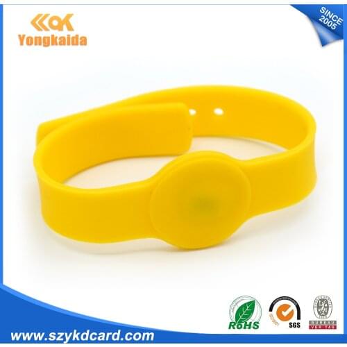 YongKaiDa RFID Silicone 125KHz TK4100 EM4100 RFID Wristband in Access Control