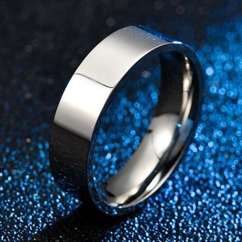 Jewelry Retro Fashion Titanium Steel Mens Stainless Steel Couple Womens Korean Simple Vintage Party Rings for Women