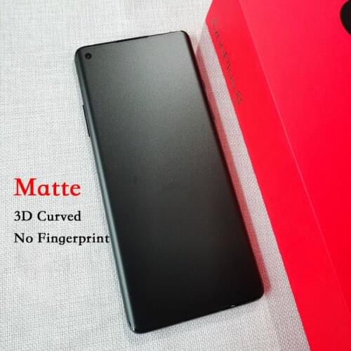 Arvin Matte Film For OnePlus 8T 8 8Pro 7 7Pro 7T 7T Pro Nord 3D Curved Screen Protector No Fingerprint Hydrogel Film Not Glass