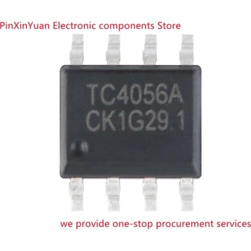 10PCS/LOT New original TC4056A SOP-8 TP4056 1A linear lithium battery charging chip In stock