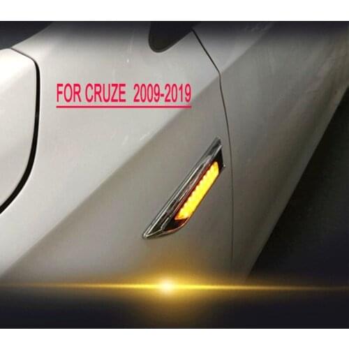 2Pcs For Chevrolet Cruze Sedan Hatchback 2009-2019 Led Lamp Led Turn Light Led Side Light Side Marker Turn Signal Lights