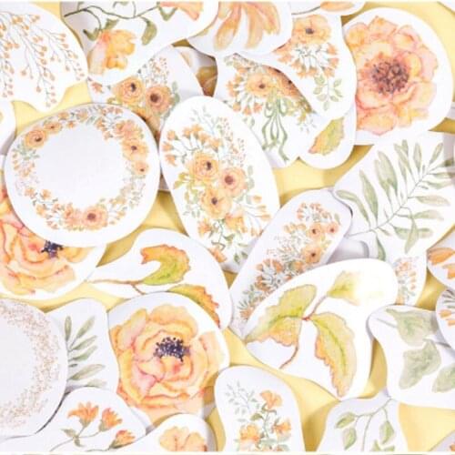 20box Plant Flower Birthday Wedding Gift Box Decoration Kawaii AdhesiveDIY Handmade Scrapbook Planner Sticker Wholesale