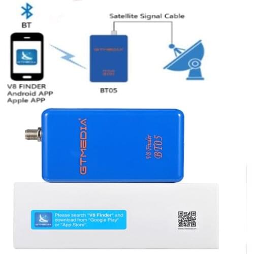 GTmedia V8 Finder Digital Satellite Finder BT05 Bluetooth Satellite Finder With Android System APP For Satellite TV Recei