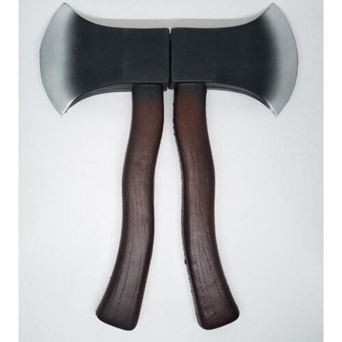 28cm Childrens Toys PU Foam Tactical Axe Outdoor Hunting Camping Survival Game Fire Axe Cosplay Tomahawk Axe Free Shipping