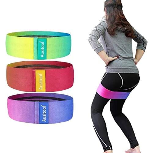 Yoga Resistance Bands Colorful Pilates Rope Resistance Bands Women Fitness Rubber Elastic Band Portable Home Gym Body Workout