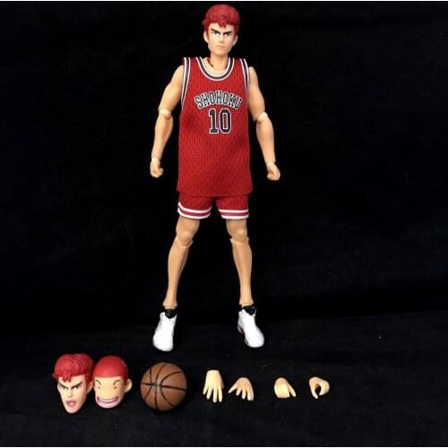 17cm Japanese anime figure SLAM DUNK Hanamichi Sakuragi action figure collectible mdel toys for boys