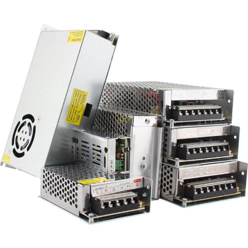 12 Volt Power Supply 12V Power Supply DC 5V 12V 24V 3A 5A 10A 15A 20A 25A 30A lighting Transformers 12 V Volt LED Strip Driver