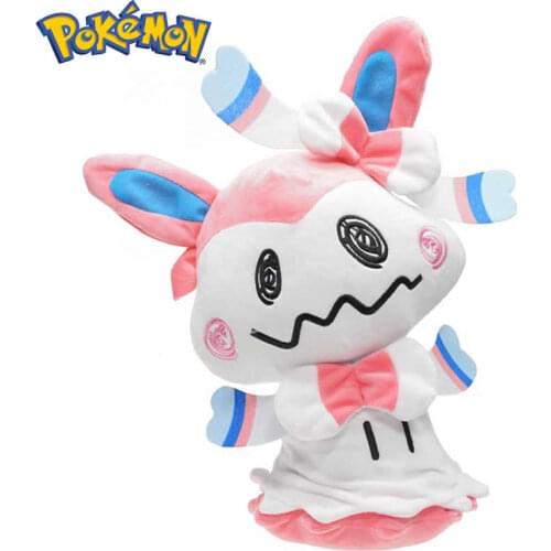 20CM Kawaii Pokemon Eevee Plush Doll Toy Cute Pokémon Go Stuffed Soft Anime Jolteon Flareon Sylveon Kids Toy Birthday Girl Gift