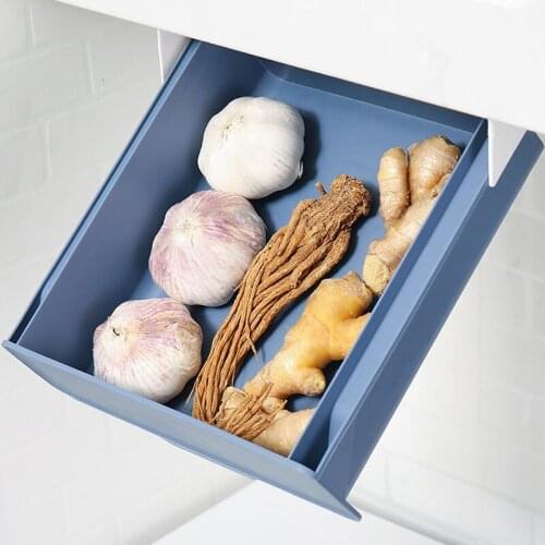 Kitchen Household Storage Box Kitchen Organizer Food Storage Container Drawer Type Storage Cabinet Pull-Out Storage Rack