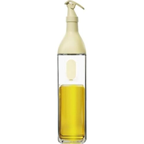 500ml Oil Bottle with Classification Tag Multi-purpose Leak-proof Glass Seasoning Vinegar Bottle for Daily Life Kitchen Bar Tool