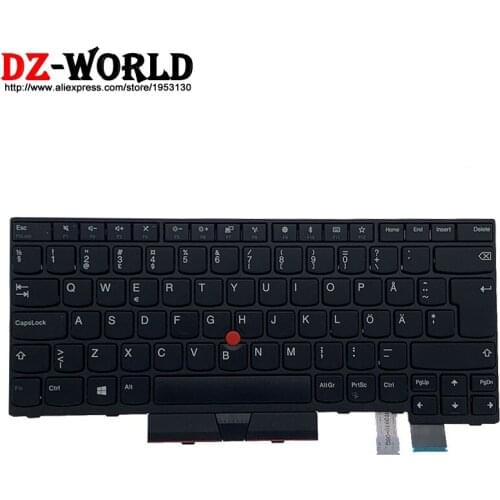 New Original SWE Swedish Keyboard for Lenovo Thinkpad T470 A475 T480 A485 Laptop Teclado 01HX324 01HX404 01HX364