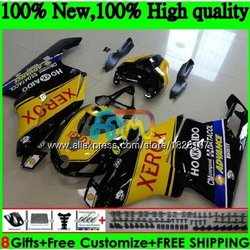 OEM Body For DUCATI 749R 999R 749S 999S 749 999 05 06 Bodywork 79BS.81 749-999 CC 749 Black yellow 999 S R 2005 2006 Fairing kit