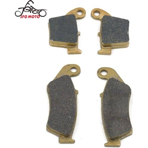 Motorcycle Front Rear Brake Pads For HONDA CRF250R CRF250X 04-17 CR125R CR250R CR125 CR250 R 02-07 CRF450R 02-16 CRF450X 05-17