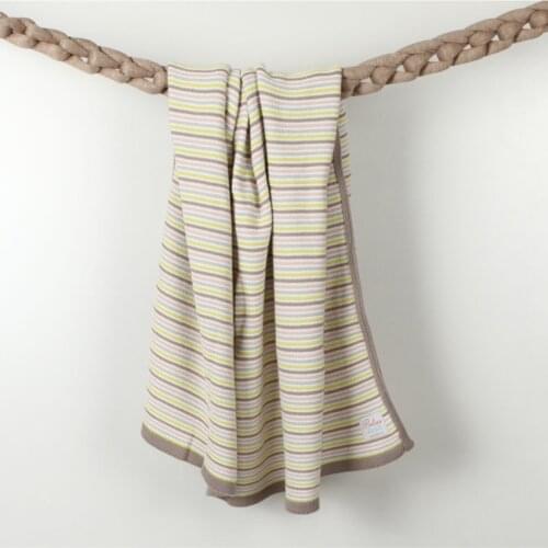 Knit Baby Blanket Multi