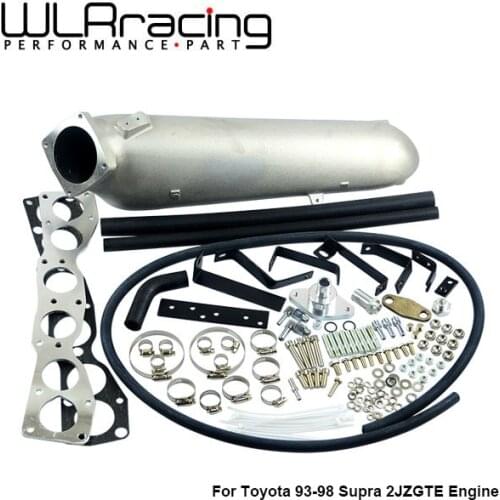 WLR RACING - CAST ALUMINIUM INTAKE MANIFOLD for 93-98 Supra 2JZGTE FOR Toyota 2JZ Intake Manifold high quality New Brand