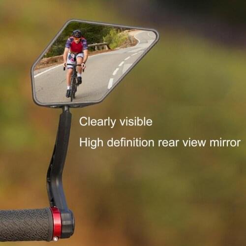 New 2Pcs 360 Degree Rotatable Anti-scratch Clear Rear View Mirrors Motorcycle Mirrors Bike Accessories Mirrors Bike Accessories