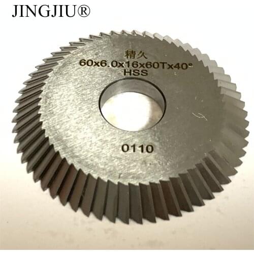 Milling Cutter(60x6x16) in HSS for Wenxing Machine218A 218B 218E 218F 218G 268 288C 218D 288F 216 288 288A 288B 283