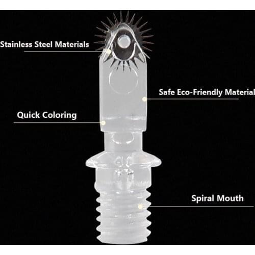 1pc Newest Disposable Roller Microblading Needles Tattoo Eyebrow Fog Embroidery Pin for Permanent Makeup Micro Manual Pens