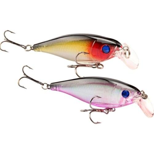 1Pcs Hard Plastic Minnow Fishing Lures Wobbler 9cm 12.5g Crankbait Artificial Bait 3D Eyes Trolling Pike Carp Lure Tackle
