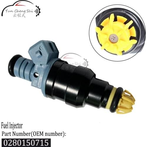 6pcs/lot New Fuel Injectors OEM 0280150715/0280150941 0280150716 13641734776 For Bosch BMW 2.5 I6 5.0 5.4 5.6 V12 1987-1997