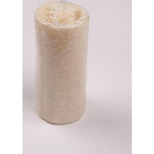8" 100% Natural Loofah Bath Shower Sponge Back Brush Brush Exfoliating Natural Luffa with Shrink Films LX6517
