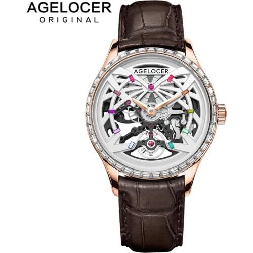 AGELOCER Swiss Mechanical Automatic Watch Men Brand Wristwatch Sapphire Clock Mechanism Self Winding Watches Luxtury horloge man