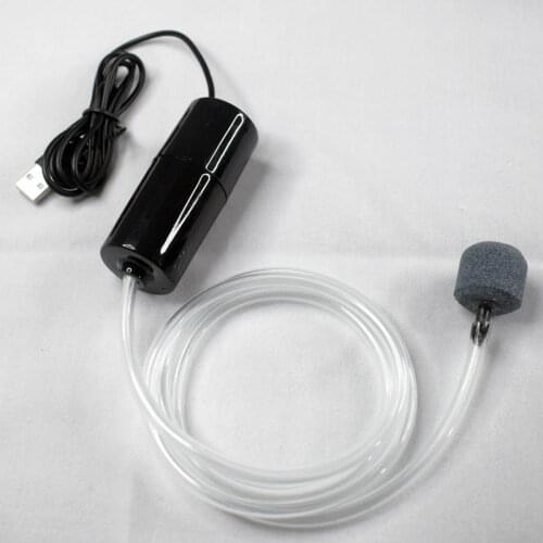 Aquarium Fish Tank USB Oxygen Air Pump Mute Energy Saving Supplies Portable Mini Aquatic Terrarium Fish Tank Accessories