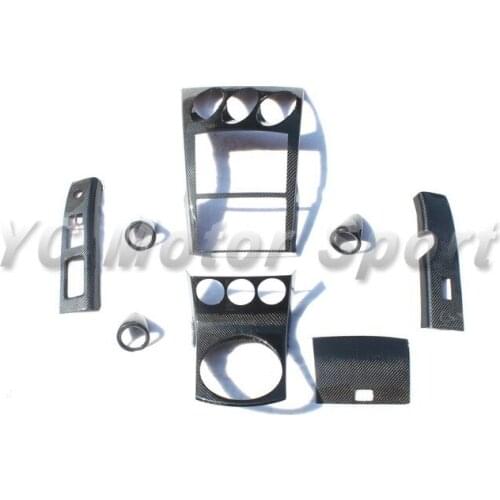 Car Accessories Carbon Fiber Interior Trim Kit 8pcs Fit For 2002-2008 350Z Z33 LHD MT Interior Trims Car-Stying